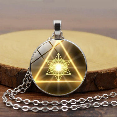 Sacred Geometry Glass Pendant